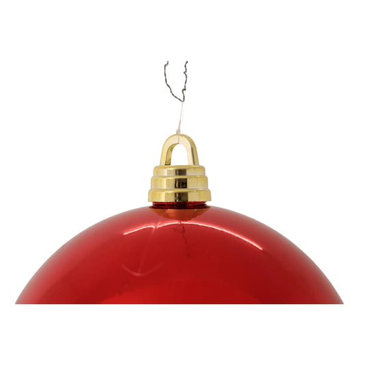 Esfera Lisa Brillante Roja – 30 cm