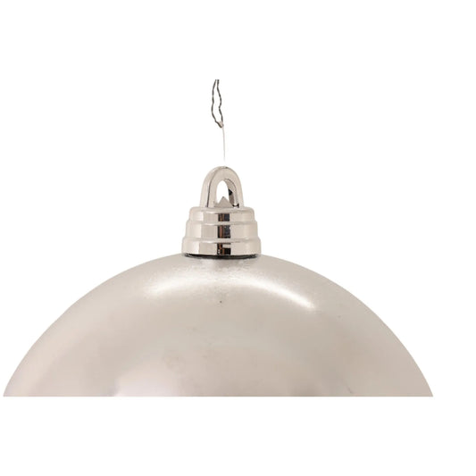Esfera Lisa Brillante Plata – 30 cm