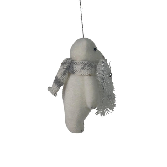 Adorno Colgante Oso Polar - Decoración Navideña