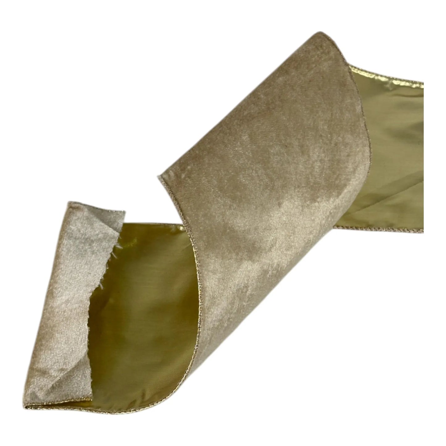 Listón Dorado 15 cm ancho – Decoración Navideña