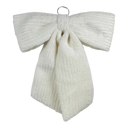 Moño Decorativo Rojo Terciopelo – 60 cm