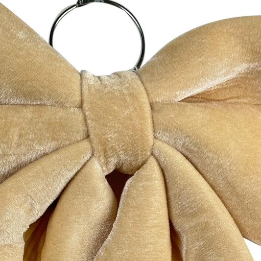 Moño Decorativo Champagne – 34 cm