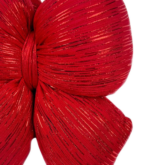 Moño Decorativo Dorado – 18 x 12 cm