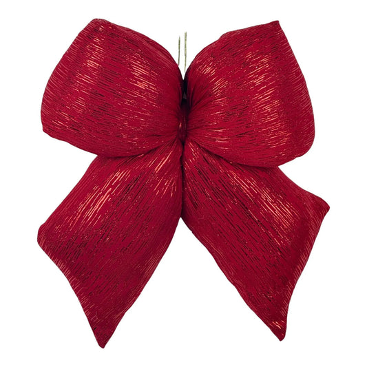 Moño Decorativo Rojo – 34 x 25 cm