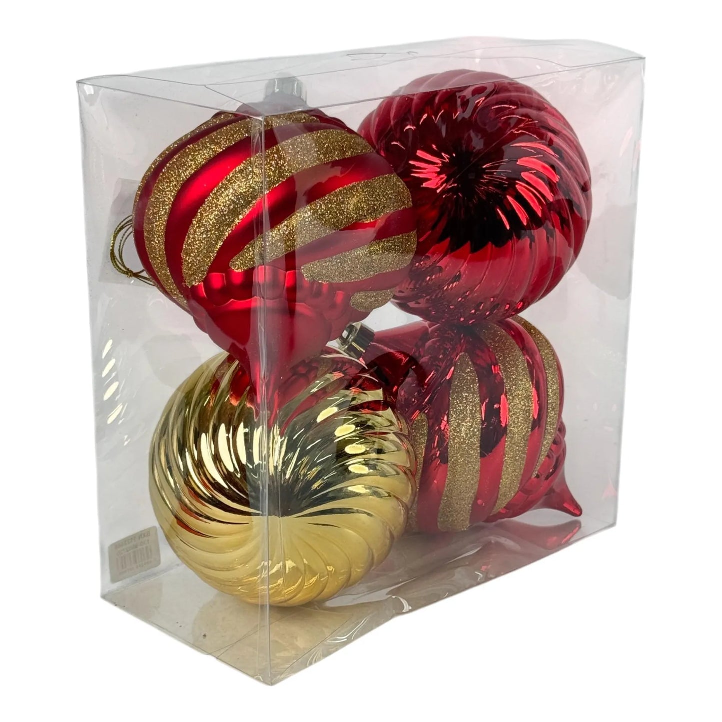 Juego de Esferas Decorativas 20 cm – 4 piezas