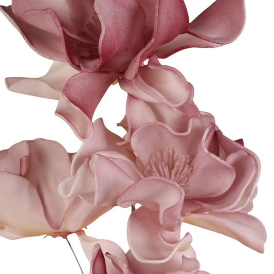 Magnolia Rosa Flor Decorativa – 94 cm