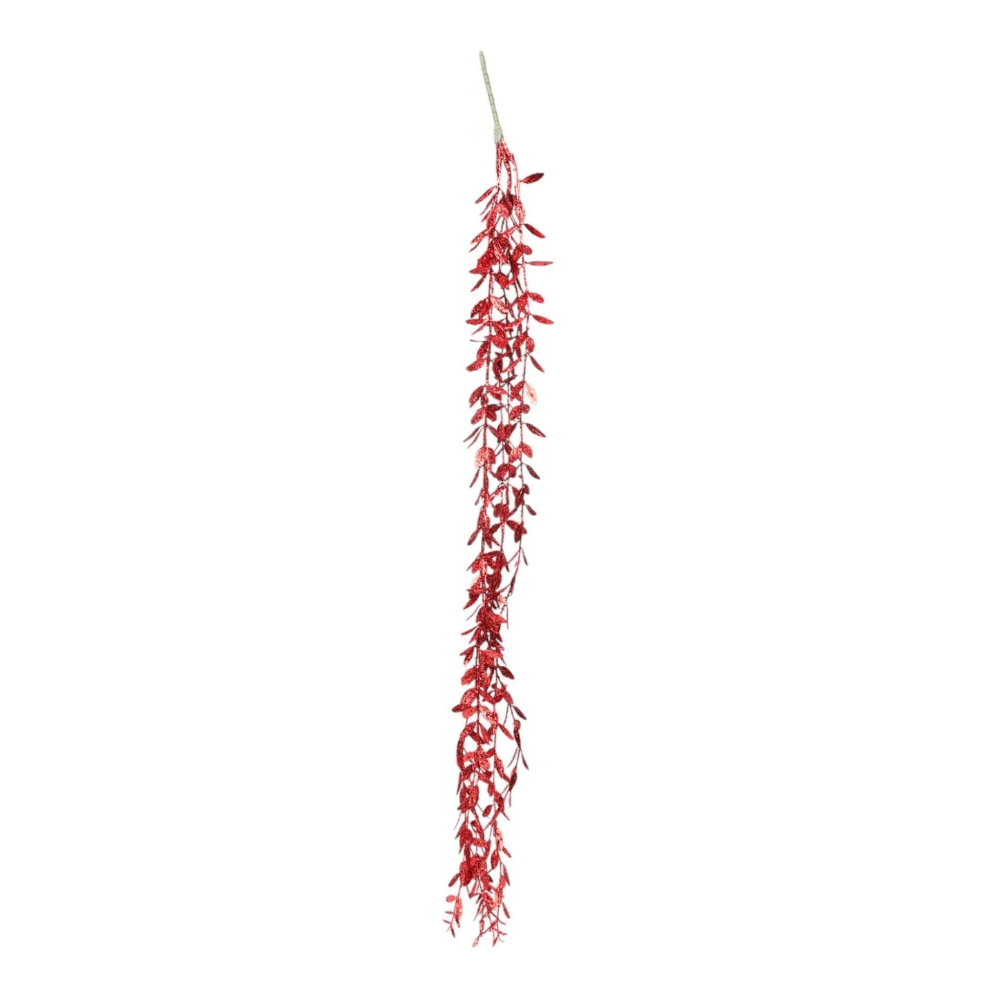 Guirnalda Decorativa Roja con Escarcha – 93 cm