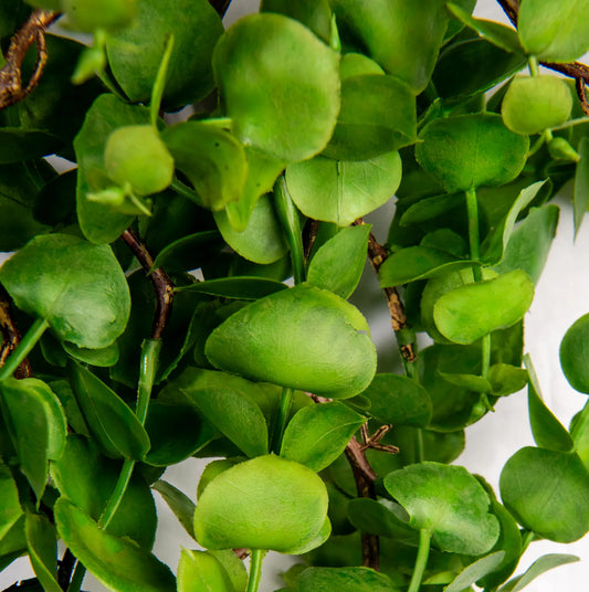 Follaje Artificial de Hojas Verdes 43 cm | Detalle Natural para Decoración Interior