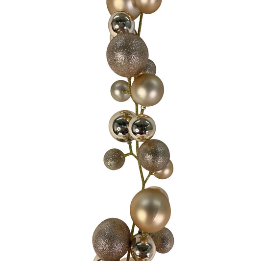 Guirnalda de Esferas Dorado – 180 cm