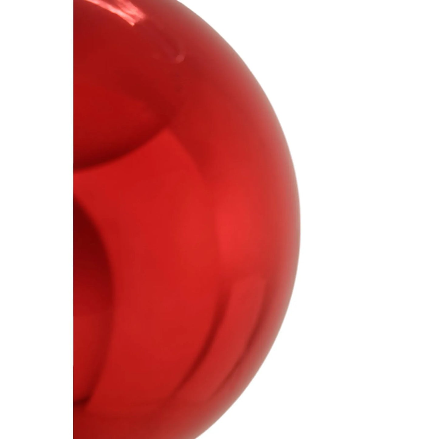 Esfera Lisa Brillante Roja – 30 cm