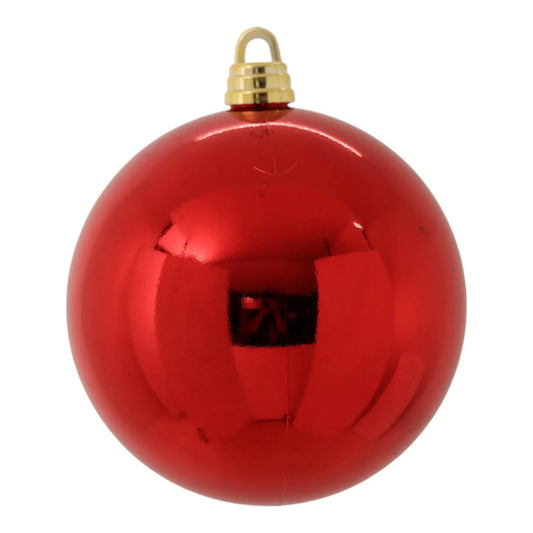 Esfera Lisa Brillante Roja – 30 cm