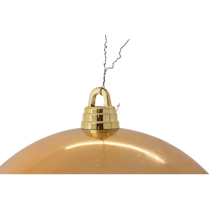 Esfera Lisa Brillante Dorado Champagne – 30 cm