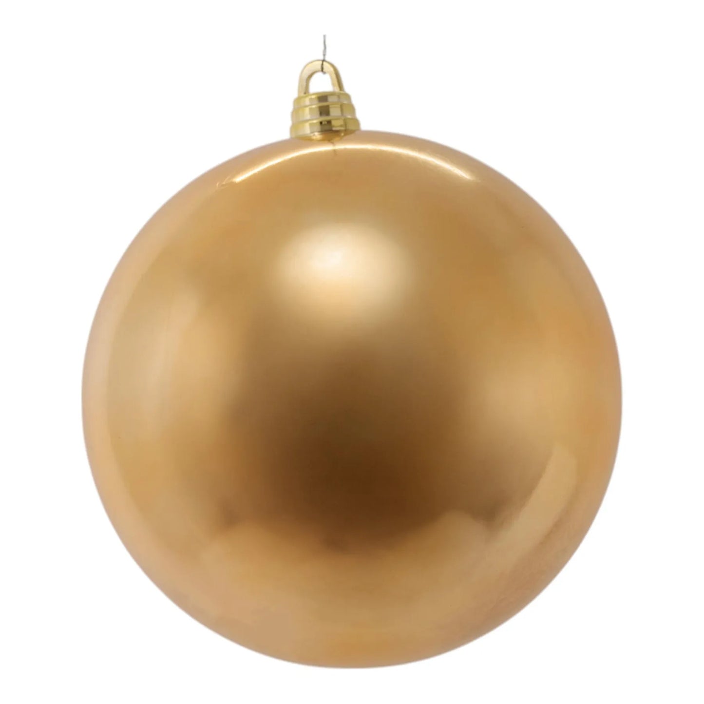 Esfera Lisa Brillante Dorado Champagne – 30 cm