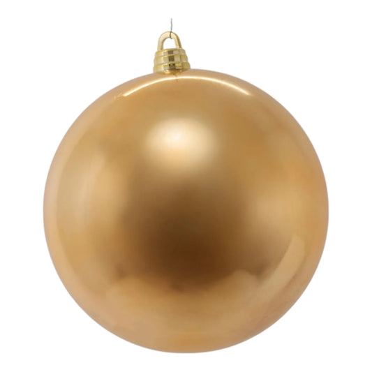Esfera Lisa Brillante Dorado Champagne – 30 cm
