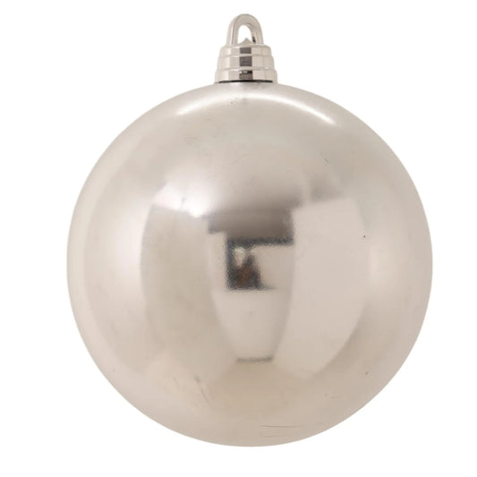 Esfera Lisa Brillante Plata – 30 cm