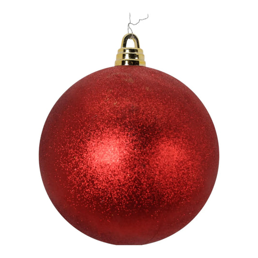 Esfera Diamantada Roja – 30 cm