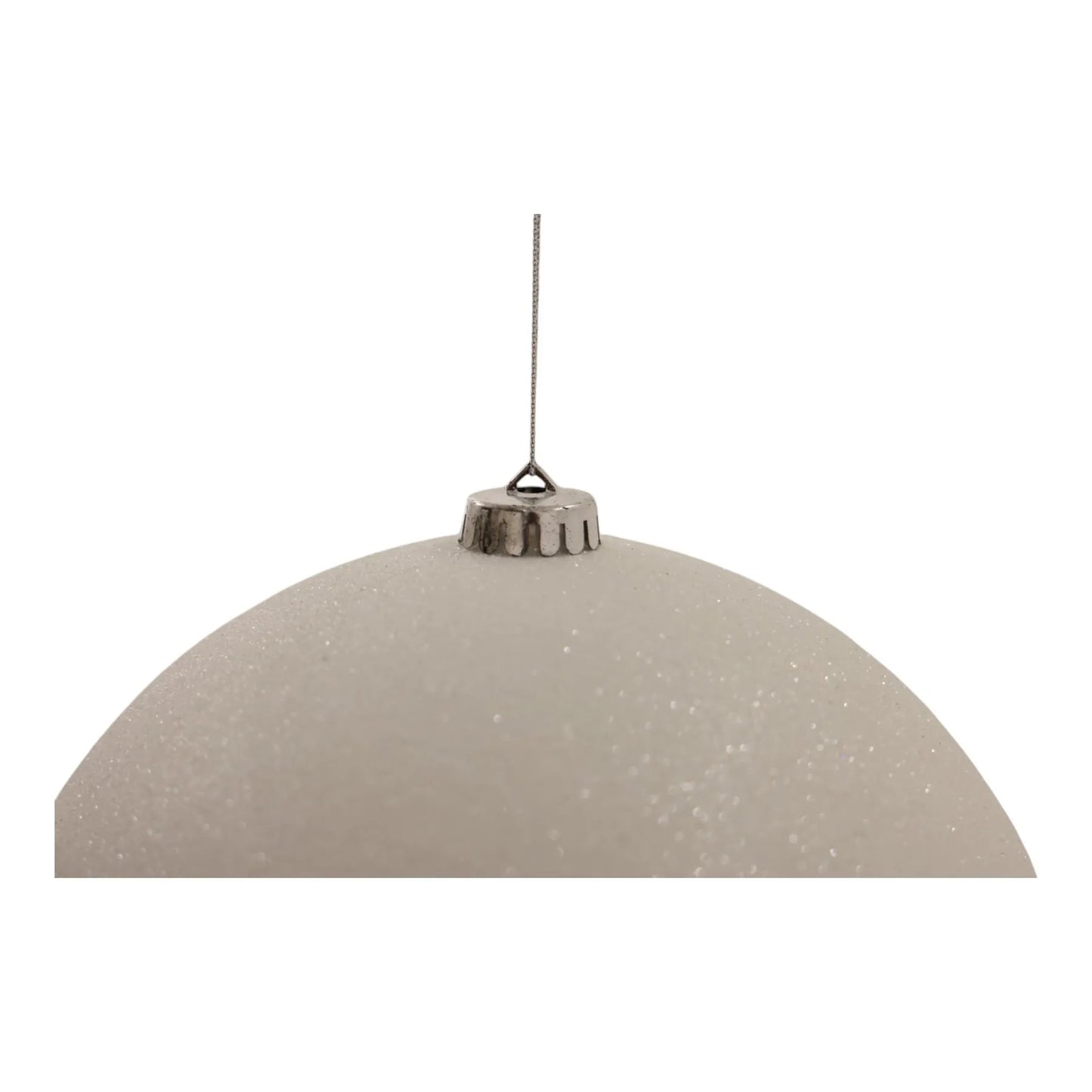 Esfera Diamantada Blanca – 20 cm