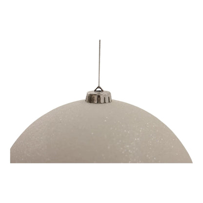 Esfera Diamantada Blanca – 20 cm