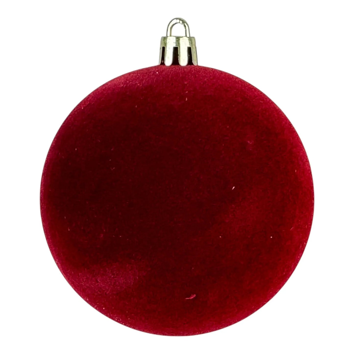 Juego de Esferas Rojo y Dorado 6 piezas – 10 cm