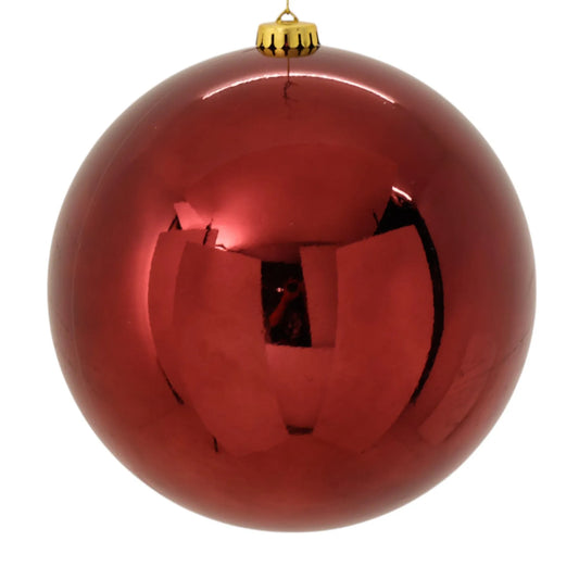 Esfera Lisa Brillante Rojo – 20 cm