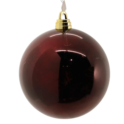 Esfera Lisa Brillante Vino – 30 cm