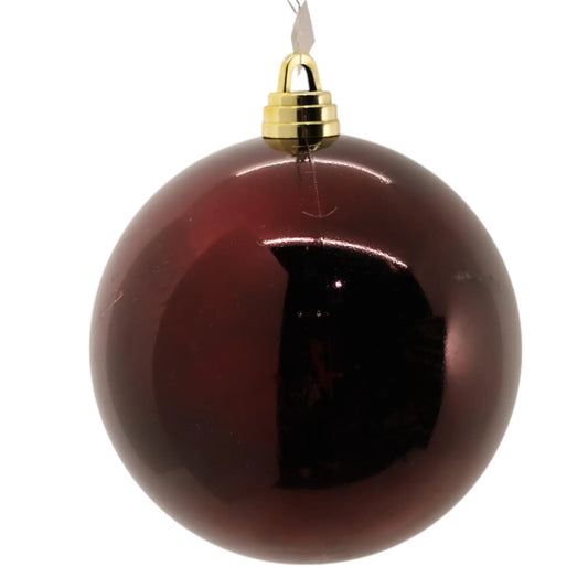Esfera Lisa Brillante Vino – 30 cm