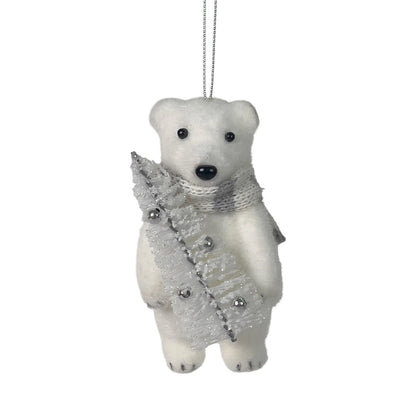 Adorno Colgante Oso Polar - Decoración Navideña