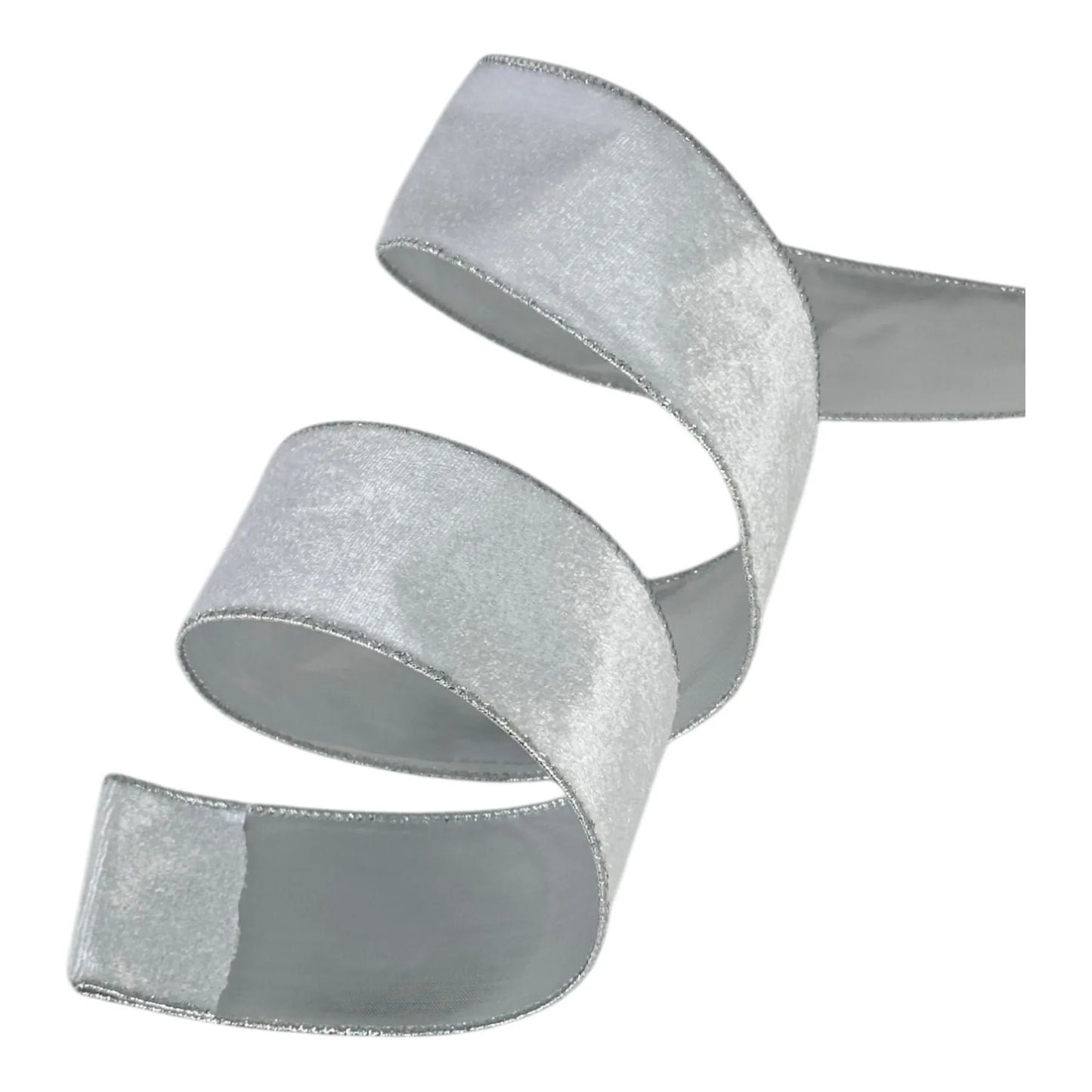 Listón Plata 6.3 cm ancho – Decoración Navideña