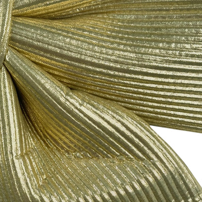 Moño Decorativo Dorado – 34 cm