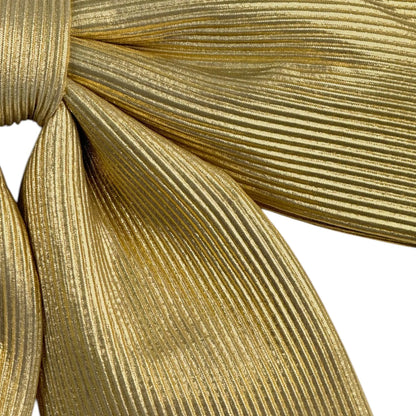 Moño Decorativo Dorado – 60 cm