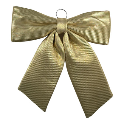 Moño Decorativo Dorado – 60 cm