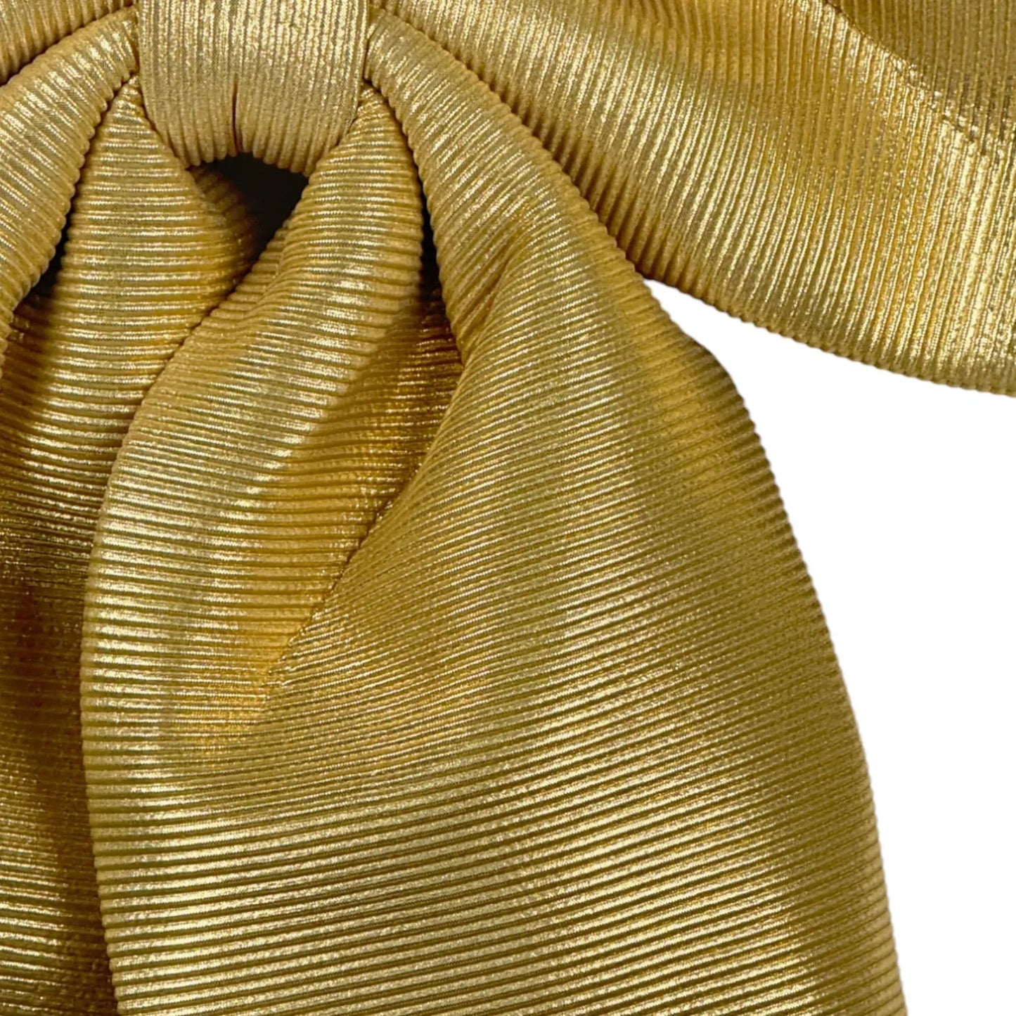 Moño Decorativo Dorado – 100 cm