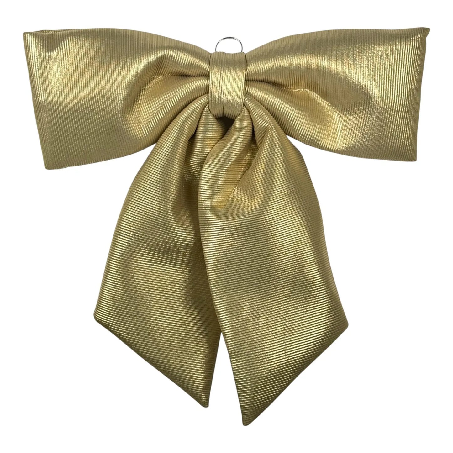 Moño Decorativo Dorado – 100 cm