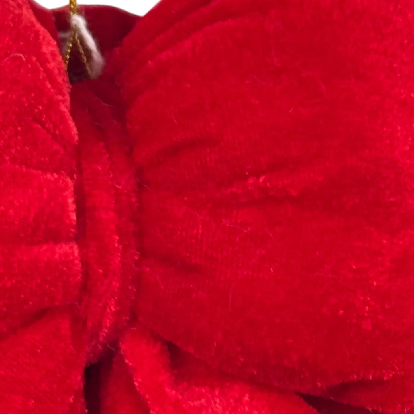 Moño Decorativo Rojo Tercipelo  – 23 x 16 cm