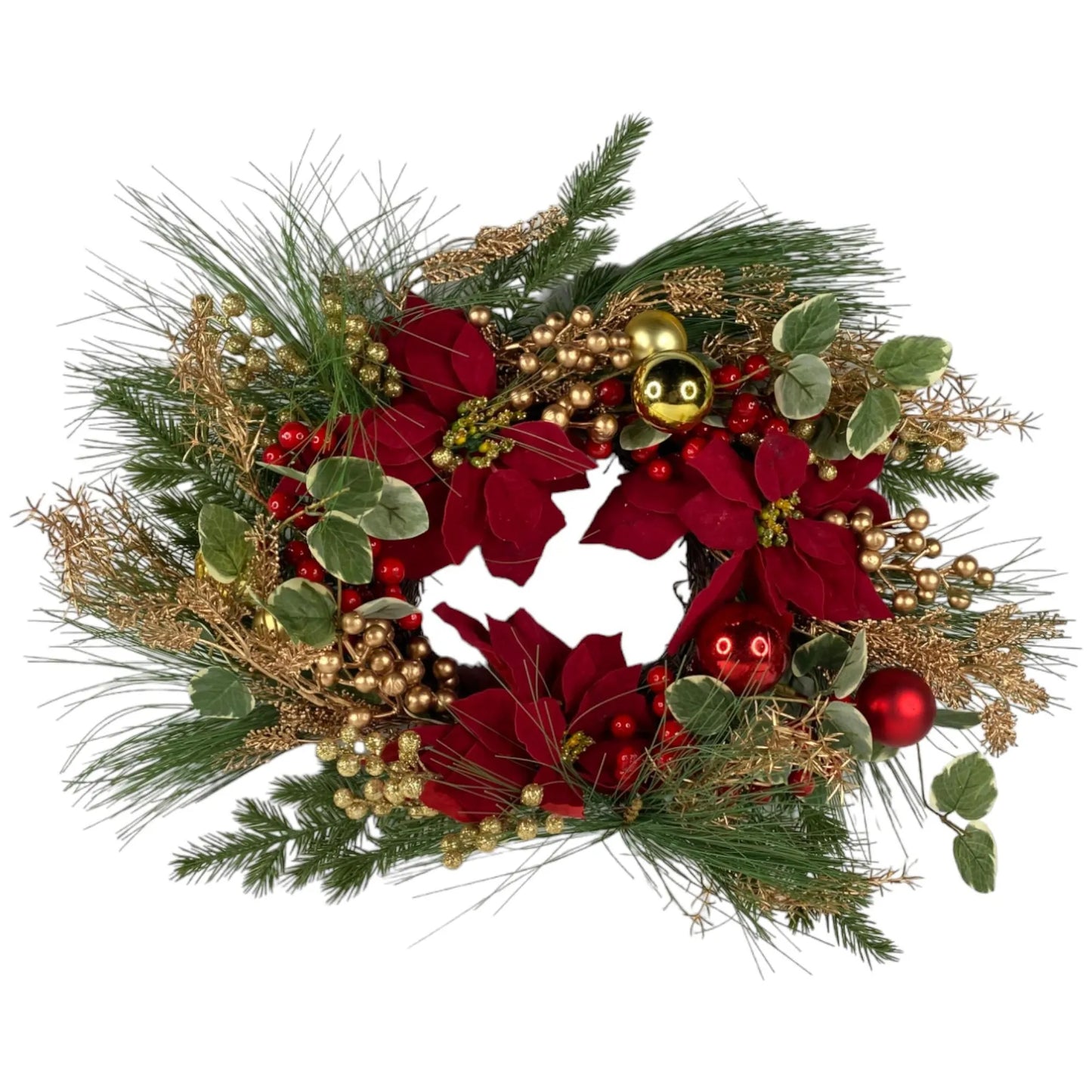 Corona Decorativa Navideña - 46 cm