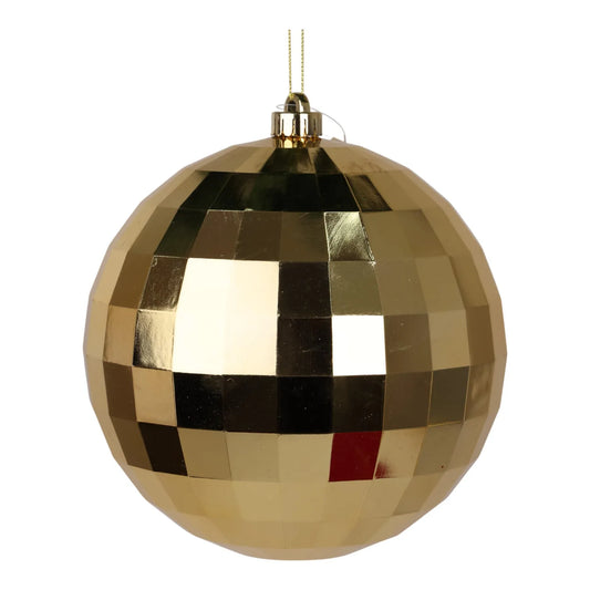 Juego de Esferas Decorativas Doradas 12 cm – 3 piezas