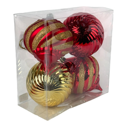 Juego de Esferas Decorativas 20 cm – 4 piezas