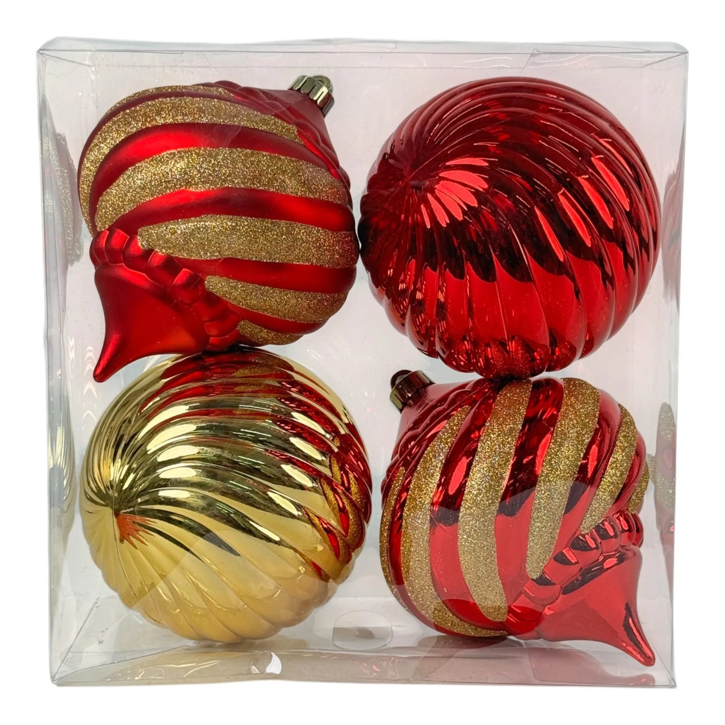 Juego de Esferas Decorativas 20 cm – 4 piezas