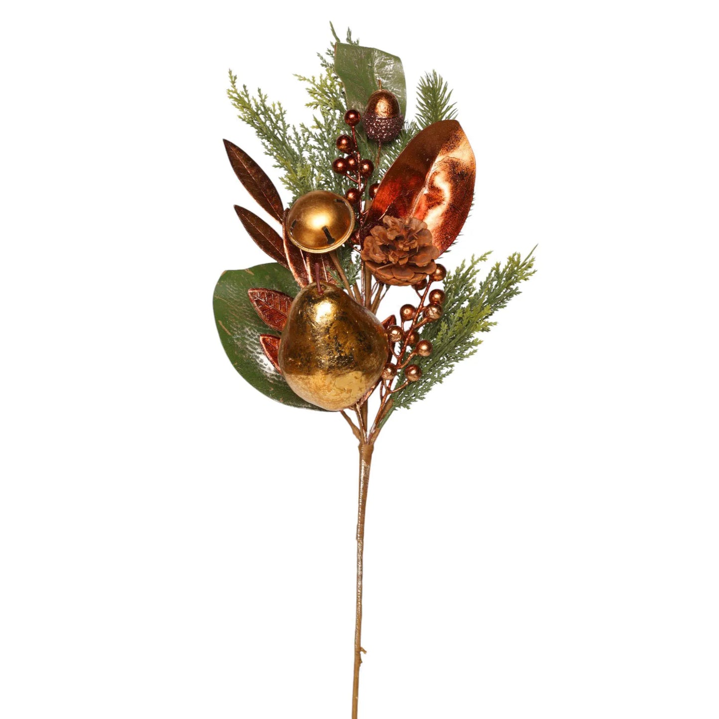 Follaje Decorativo con Fruta – Decoración Navideña