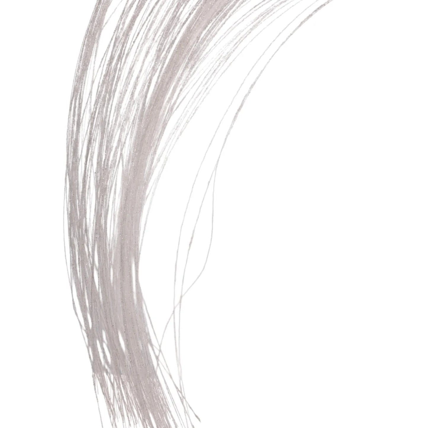 Follaje Blanco con Brillos – 120 cm