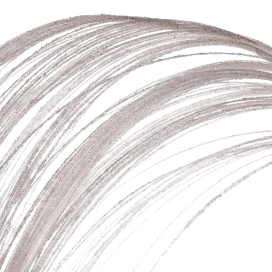 Follaje Blanco con Brillos – 120 cm