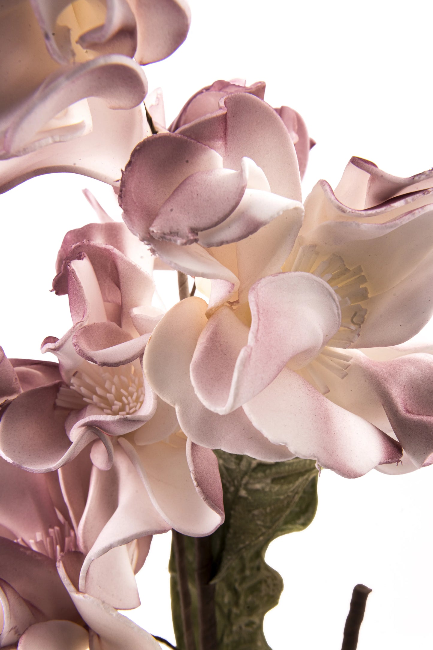 Flor Artificial Rosa 97 cm en Tonos Rosados – Rama Decorativa Sintética Realista para Interior