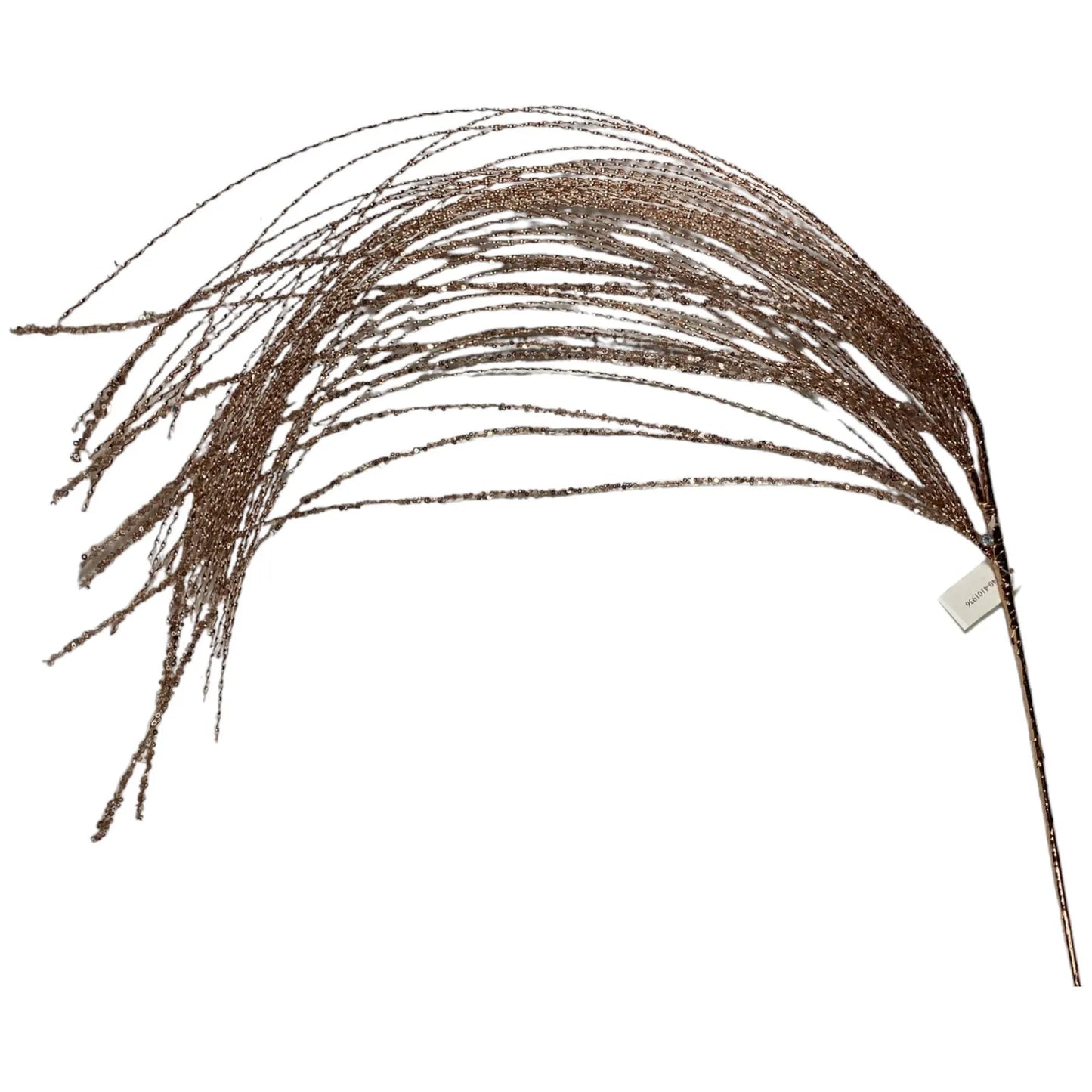 Follaje Decorativo Escarchado en Dorado Brillante – 125 cm