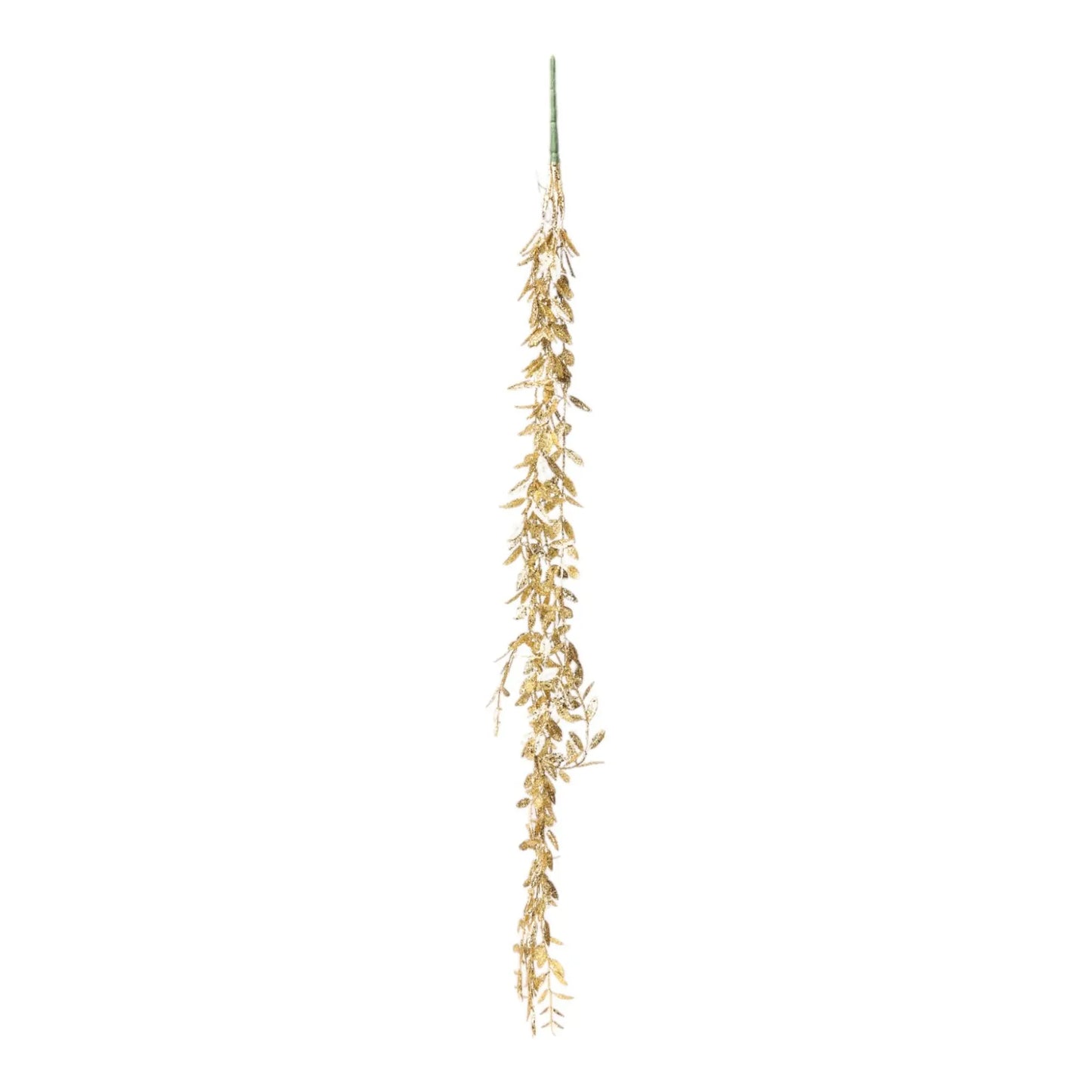 Guirnalda Decorativa Dorada con Escarcha – 93 cm