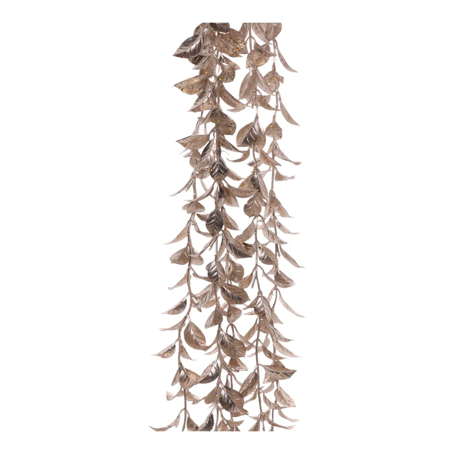 Guirnalda Decorativa Dorada con Escarcha – 83 cm