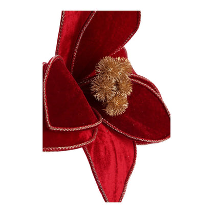 Flor Nochebuena Decorativa Roja – 41 x 40 cm