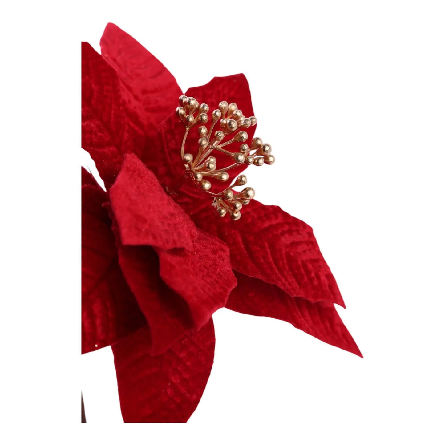 Nochebuena Decorativa Roja – 23 x 20 cm