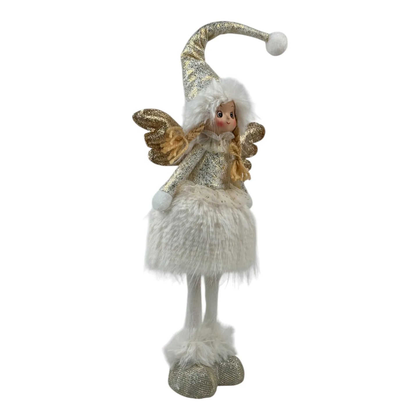 Ángel Decorativo con Alas Doradas – 50 cm