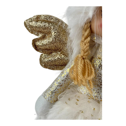 Ángel Decorativo con Alas Doradas – 50 cm