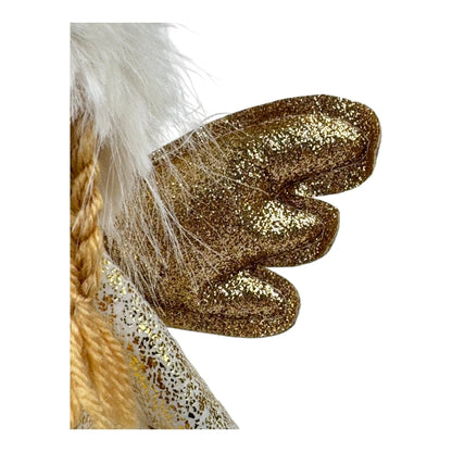 Ángel Decorativo con Alas Doradas – 50 cm